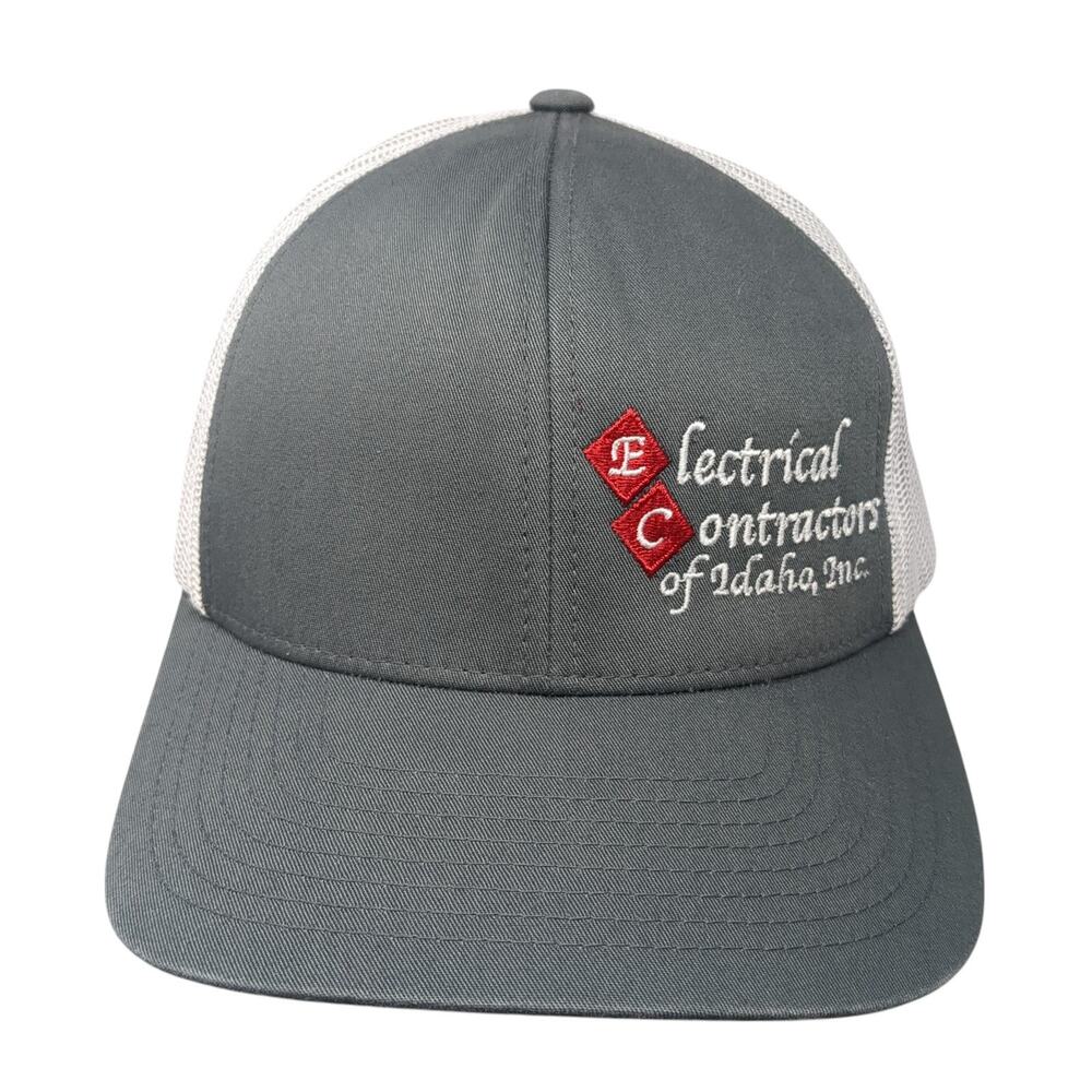 Electrical Contractors Of Idaho Inc Trucker Hat Gray Os Mesh Pacific Headwear
